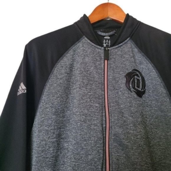 Adidas Derrick Rose Varsity Jacket M‎ Medium Black - Picture 5 of 6